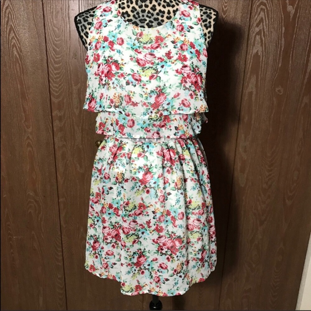 Stunning Emerald Sundae Floral Summer Dress